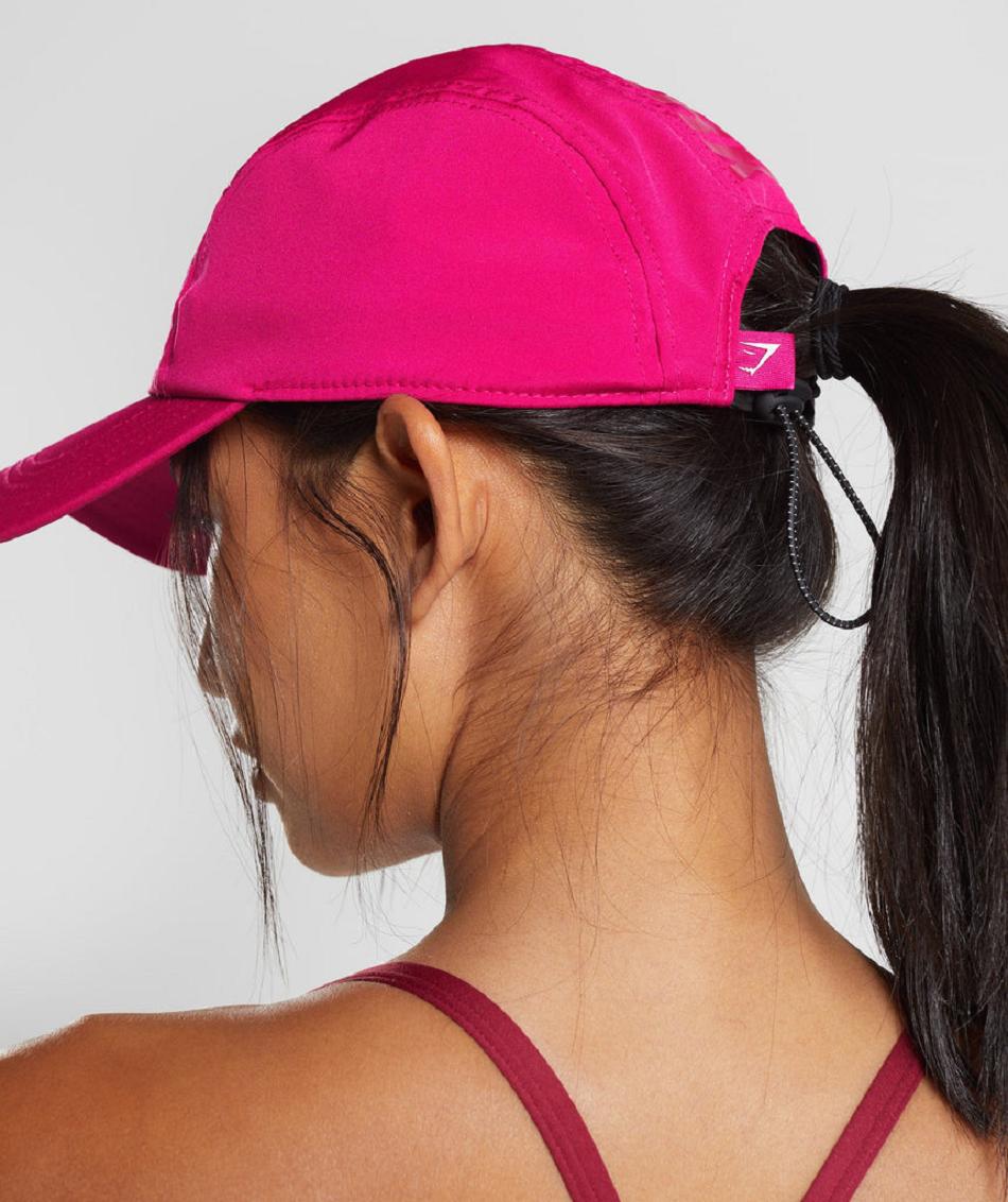 Gymshark Logo 5 Panel Cap Accessories Šeširi Roze | HR 2069OKI